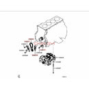 4B12 Time gauge Kit Timing Suit Timing Belt For Outlander CW5W MN183893 MN183894 MN183892 1140A034 MN183902 1140A073 1141A013