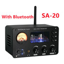 TZT SA-1000/SA-20 PJ MIAOLAI Hifi Audio Amplifier 4 Input 2 Output Electric Tube Stereo Preamplifier (Black/Champaign Gold)