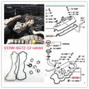 6G72-12 valves Valve Chamber Gasket Suitable Oil-resistant Rubber Sealing Ring Spark Plug Seal For Pajero Montero V33W MD330989