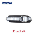 Front Bumper Lamp Cover for Mitsubishi Pajero Montero 4 MK4 V80 V90 2015 2016- 6400G121 6400G122 Fog Lamp Cover