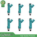 6PCS FUEL INJECTORS OEM 2320939075 23209-39075 23250-31060 FITS FOR TOYOTA HILUX GGN15R 1GRFE 4L V6 2005-ON INJECTOR AISAN