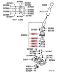 T/F Gearshift Repair Kits for Mitsubishi Pajero 2 MK2 Montero Sport Nativa I Pajero IO L200 Triton III L400 MB937338 MR196783