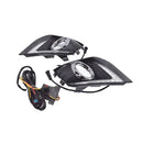 Refit LED Front Fog Lamp Lights Bumper Garnish Cover for Mitsubishi ASX RVR GA1W GA2W GA8W 2016 2017 2018 2019 8321A717 8321A718