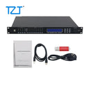 TZT Silvery/Black Panel DS48 24Bit 96KHz Digital Audio Processor Audio Management System with 4 Input and 8 Output Ports