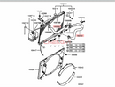 Radiator Heater Hose Upper And Lower Water Pipes For Pajero Montero V63W V67W V73W V75W V77W V83W V93W V97W MR404868 MR404876