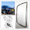Front Bumper Trim Strip Bright Strip Electroplating Frame Middle Net Frame For Outlander CW4W CW5W CW6W 2010 - 2012 6400F026