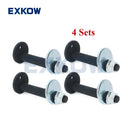 4Sets Front Suspension Lower Arm Bolt for Mitsubishi Montero Pajero Sport Nativa II III L200 Triton IV V 2005- MN125376 MR418672