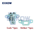 Rear Gate Latch Striker Tailgate Lock for Mitsubishi L200 Triton Sportero Strada IV 2005-2015 6730A001 MN136711 MN136712