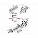 4G93 4G94 Engine Crankshaft And Connecting Rod Shells For Carisma Colt Fto Mirage H67W H77W MD374761 MD374766 1052A437 1115A102
