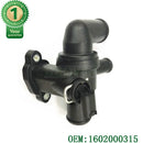 1602000315 Car Auto Aluminum Engine Cooling Thermostat Housing Cover Assembly for City-Coupe/ForTwo Roadster Cabrio