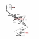Power Steering Rack Outer Tie Rod Ball Head For Pajero Montero V63W V68W V73W V77W V78W MR508136 MR508135