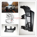 Car Mudflap Front Mudguard Fixing Bracket Fender Mud Guard Flap Splash For Pajero Montero V83W V87W V88W V93W V97W V98W