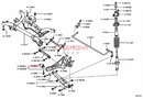 Rear-Trailing Control Arm Bushing For Outlander GF7W GF8W 4120A251 4120A252 4120A275 4120A276