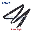Rear Side Window Glass Runchannel Sealing for Pajero Montero MK2 V31 V32 V33 V34 V36 V43 V44 V45 V46 1990-2004 MB677563 MB677564