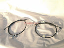 a pair Rear Brake Cable Handbrake Pull Line For Pajero Montero V31W V32W V33W 4WD MB520882 MB520883 （Drum Brake）