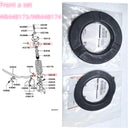 1PCS Shock Absorber Spring Rubber Pad For Pajero Montero Shogun V73W V63W V87W V93W V97W MR448173 MR448174 MR418548 MR418047