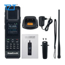 TZT HAMGEEK G-300 10W UHF VHF 199CH Handheld Transceiver Dual-Band Dual-Display Walkie Talkie with Torch