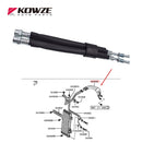 4D56 Engine Oil Cooler Feed & Return Hose For Mitsubishi Nativa Montero Pajero Sport 1 K94W L200 Triton K64T K74T 2.5D MR127900