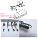 4PCS 4G64 Spark Plug Fit For Pajero Montero V11W V31W N31W PA3W MS851351 816GP