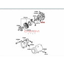 AC Compressor Air Conditioning Pump For Pajero Montero V7W V75W V77W MR500877 10S17C