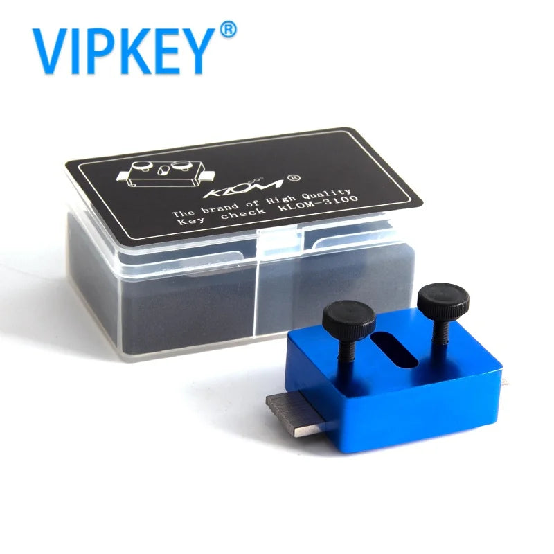 VIPKEY Genuine KLOM Key Check Checker Locksmith Tools Blank Key Slot Checker KLOM-3100