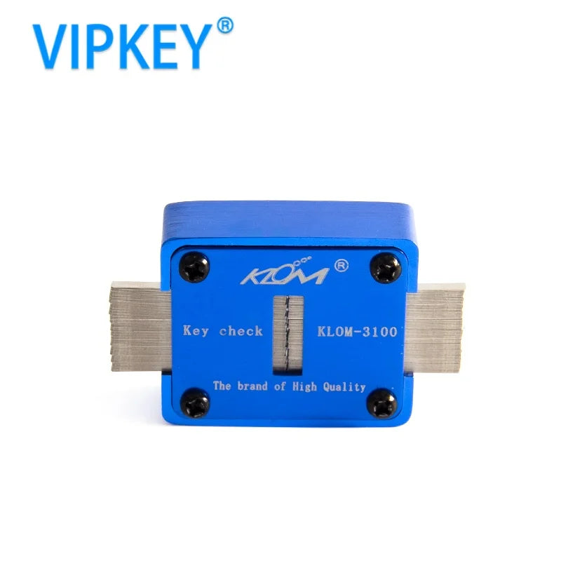 VIPKEY Genuine KLOM Key Check Checker Locksmith Tools Blank Key Slot Checker KLOM-3100