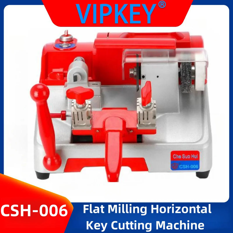 Wholesale CSH-006 Flat Milling Double Key Cutting Machine Horizontal Key Cutting Machine