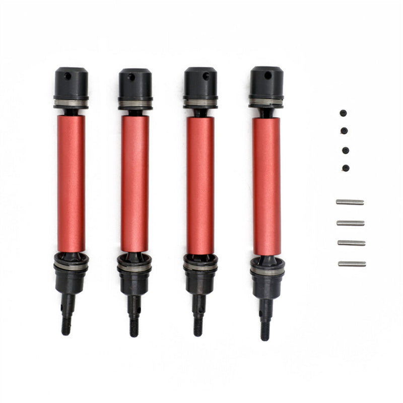 4PCS Upgraded CVD Universal Drive Shaft Front Rear for ARRMA 1/10 Granite Senton BIG ROCK VORTEKS Typhon RC Car Vehicles Models Parts