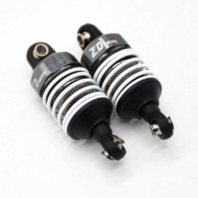 2PCS ZD Racing EX16 S16 1/16 RC Car Spare Oil Filled Shocks Absorber Damper 6626 Vehicles Models Parts Accessories