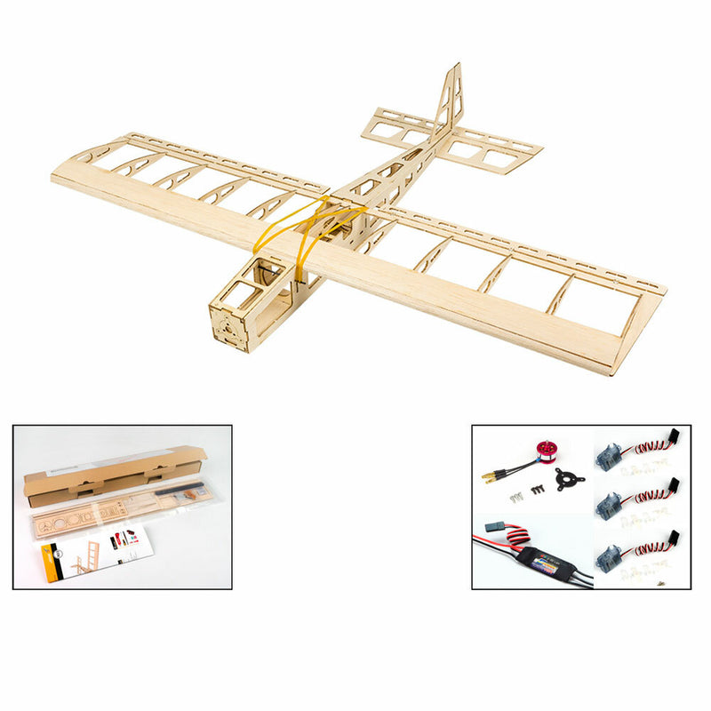 Dancing Wings Hobby R03 Mini Stick 580mm Wingspan Balsa Wood RC Airplane KIT/PNP