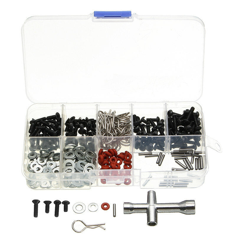 270PCS Set Screws Box Repair Tool Kit For HSP 1/10 RC Car Parts