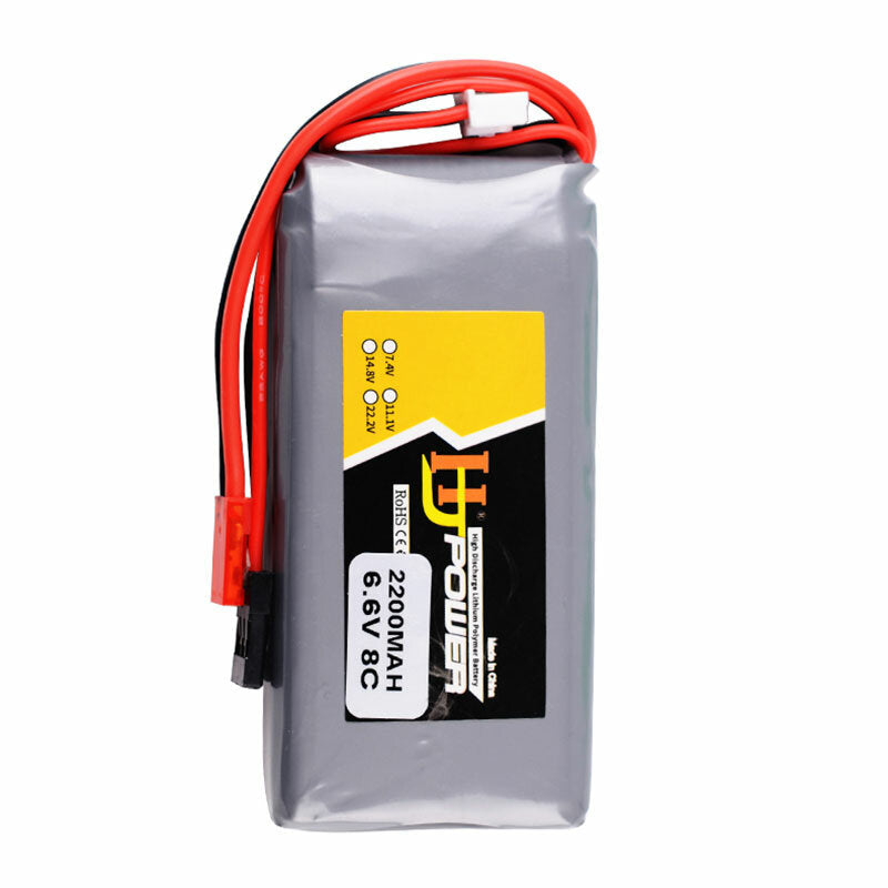 6.6V 2200mAh 8C Li-Fe Battery for 14SG 18SZ 16SZ T8J Transmitter