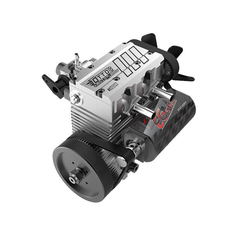 Toyan FS-L200AC DIY Build a Nitro 4 Stroke 2 Cylinder Engine Kit