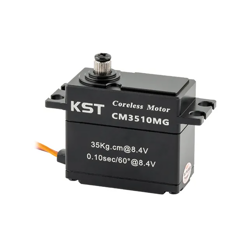 KST CM3510MG Coreless DC Motor Metal Gear Servos IP65 Waterproof 35Kgf.cm 0.10sec for 1/10 Scale RC Rock Crawler and 1/7th 1/8th Scale RC Monster Truck