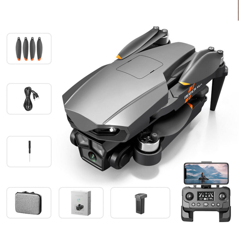 PJC RG601 MAX GPS 5G WiFi FPV with 1080P HD Dual Camera Servo Gimbal 360° Obstacle Avoidance Optical Flow Positioning Brushless Foldable RC Drone Quadcopter RTF