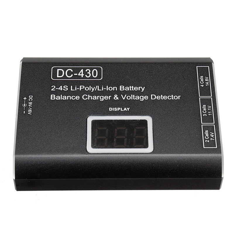 HTIRC DC-430 2-4S 3000mAh Lipo Battery Balance Charger Discharger with Display