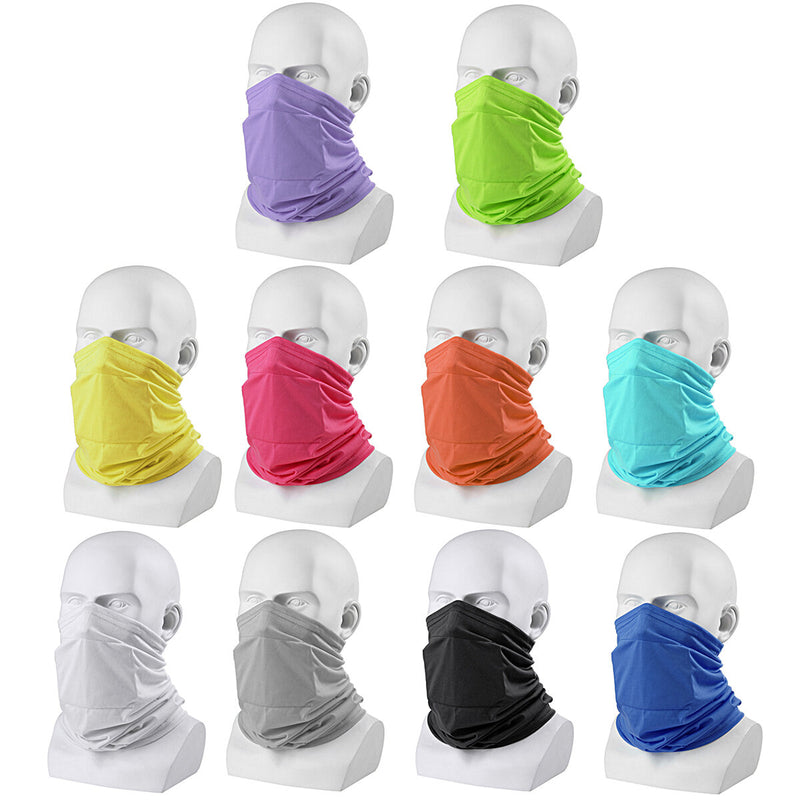 Adult Face Mask With 5pcs PM2.5 Filters Tube Scarf Bandana Head Multi-use Motorcycle Bike Riding Neck Gaiter Outdoor