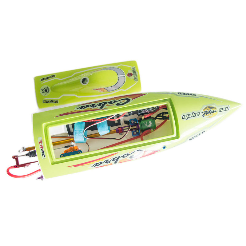 DTRC M450 Cobra Brushless RC Boat 40A Hobbywing ESC High Speed Ship Capsized Reset Speedboat Waterproof Electric Racing Vehicles Models Lakes Pools Remote Control Toys