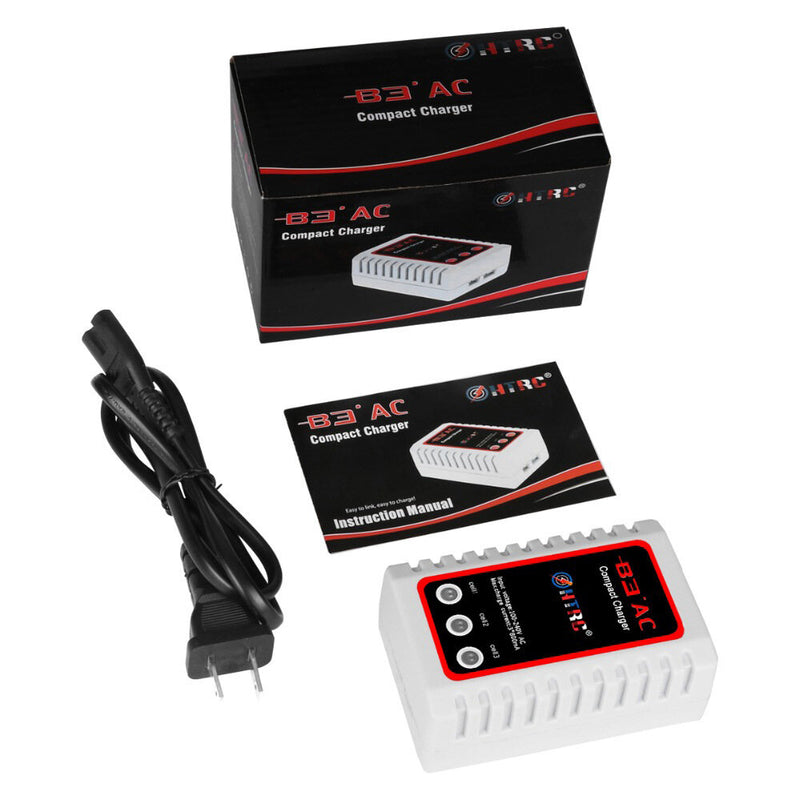 HTRC B3AC 3*800mA Balance Charger RC Toy Charge Battery Charger for 2-3S LiPo Battery