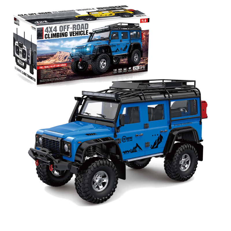 HG P411 TRASPED 1/10 2.4G 4WD 16CH TX4 RC Car Rock Crawler Off-Road Truck without Battery Charger Vehicles Models