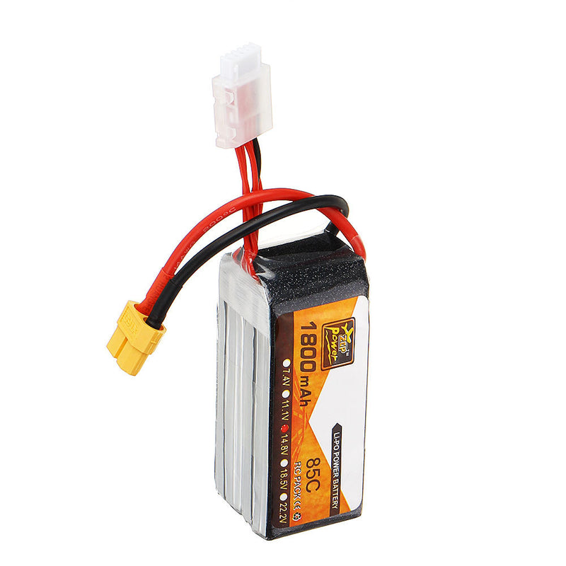 ZOP Power 14.8V 1800mAh 85C 4S Lipo Battery XT60 Plug for FPV RC Drone