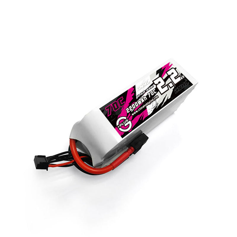 CNHL G+Plus 22.2V 2200mAh 70C 6S LiPo Battery XT60 Plug for Long Range RC Drone FPV Racing