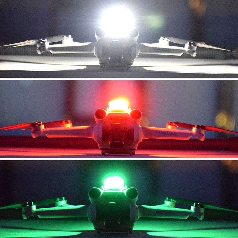 Night Flying LED Flash Light Warning Signal Lamp AntiCollision Strobe Blinker for DJI Mini 3 PRO / Mini 2 / AIR 2S / DJI AVATA / FIMI X8 SE / FIMI X8 MINI Drone