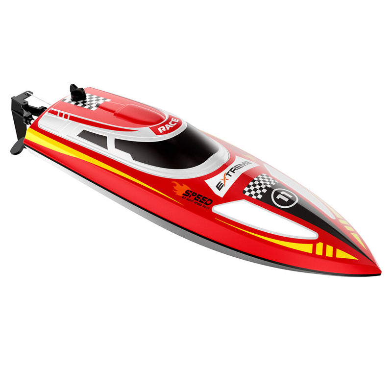 Flytec V003 RTR 2.4G 30km/h RC Boat High Speed Competitive Racing LED Lights Waterproof Auto Capsize Reset Self-Righting 3 Speed Ultra Long Using Time Water Cooling System Vehicles Models Toys