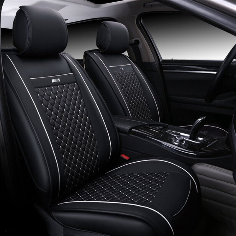 Universal Car Seat Cover 3D Breathable PU Leather Pad Mat for Auto Chair Cushion