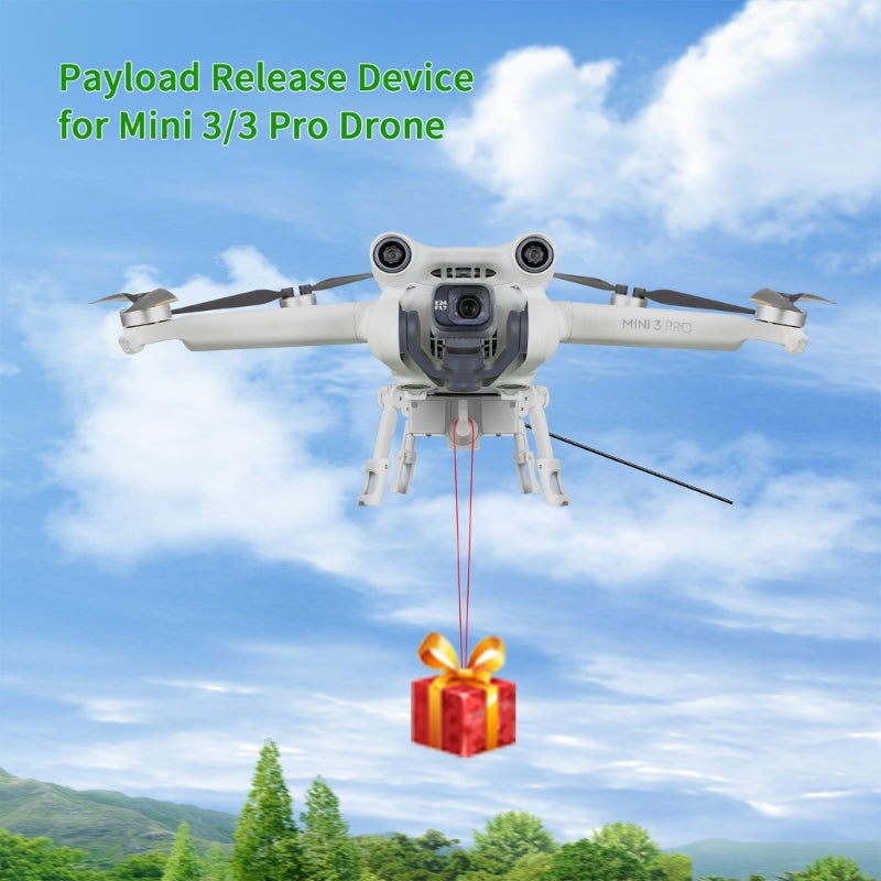 YX Airdrop Air Dropping System Remote Thrower Transport Gift Delivery Device with Increase Landing Gear for DJI Mini 3 PRO RC Drone