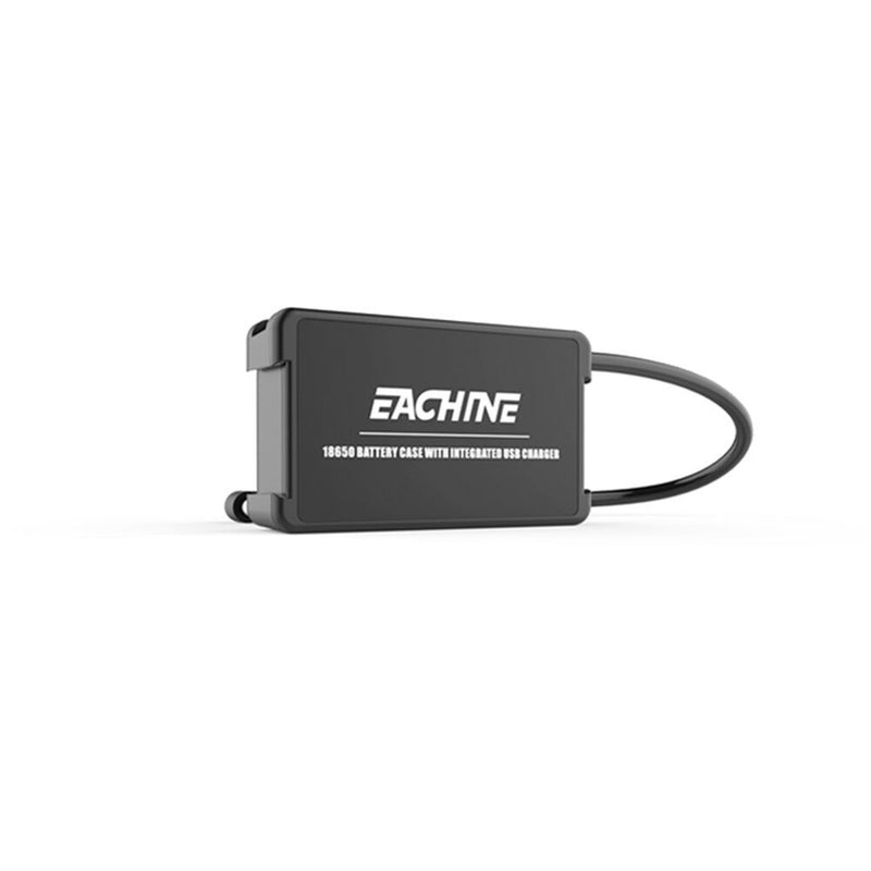 Eachine 7.4V 18650 Li-ion Cell Battery Case with Integrated USB Charger for EV200D EV300D EV300O DJI Fatshark Skyzone FPV Goggles