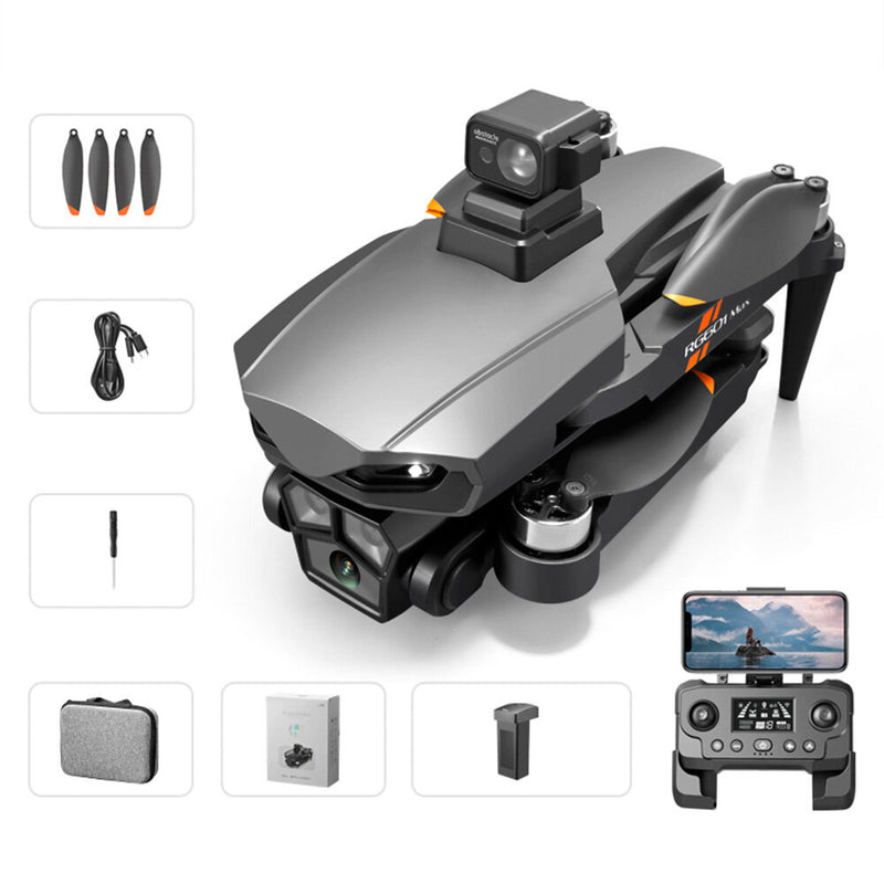 PJC RG601 MAX GPS 5G WiFi FPV with 1080P HD Dual Camera Servo Gimbal 360° Obstacle Avoidance Optical Flow Positioning Brushless Foldable RC Drone Quadcopter RTF