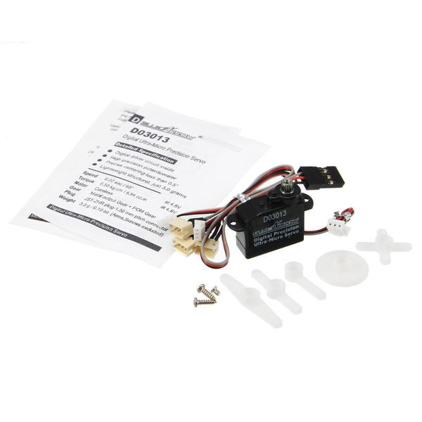 BLUEARROW D03013 Digital Ultra-Micro Preision Servo For Blade 130X Helicopter