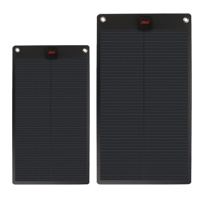 SP-P25/SP-P50 25W / 50W 19V Solar Panel Flexible PET Monocrystalline Cell Battery Charger DC & USB Output for Camping RV Yacht Car Truck